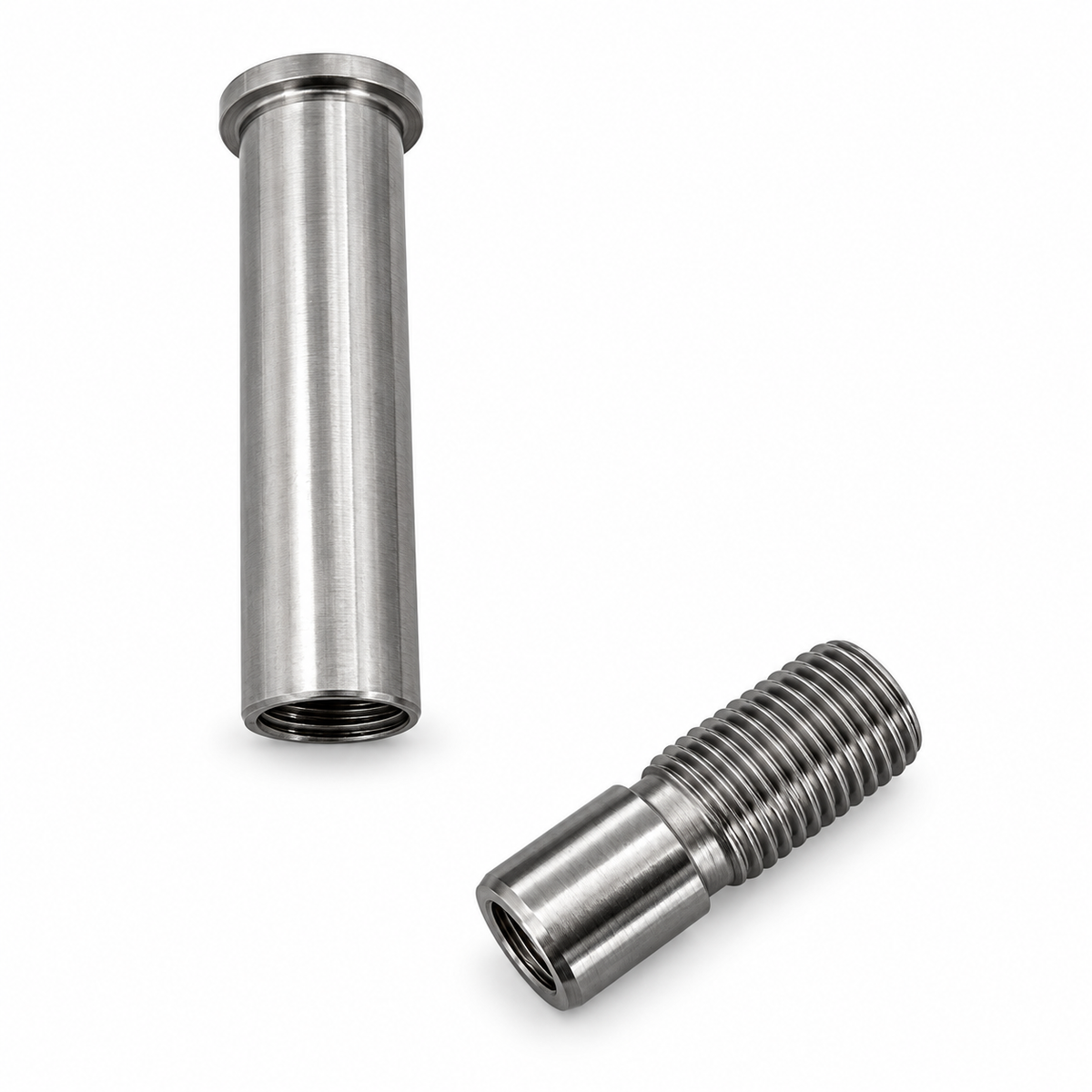 20 Pc Set T316 Stainless Steel Streamline Receiver and Stud for Cable Railing, Marine Wire Rope Terminal Fitting for Deck, Stair Rail