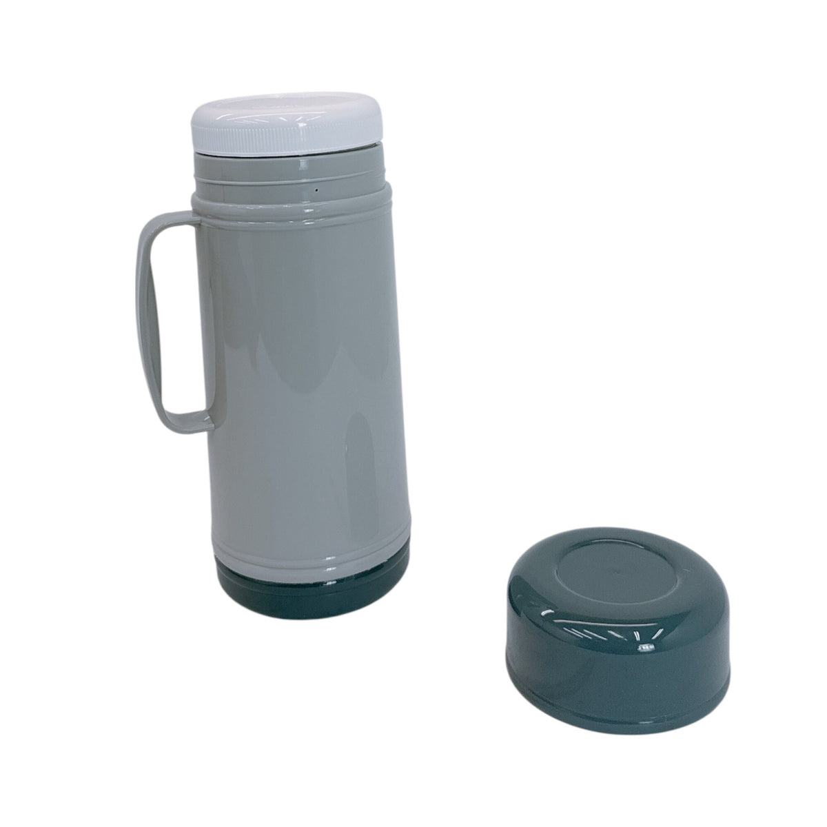 1L (33 oz) Insulated Food Jar, Double Lid Vacuum Insulated Food Container, Leakproof Thermal Lunch Jar for Soup