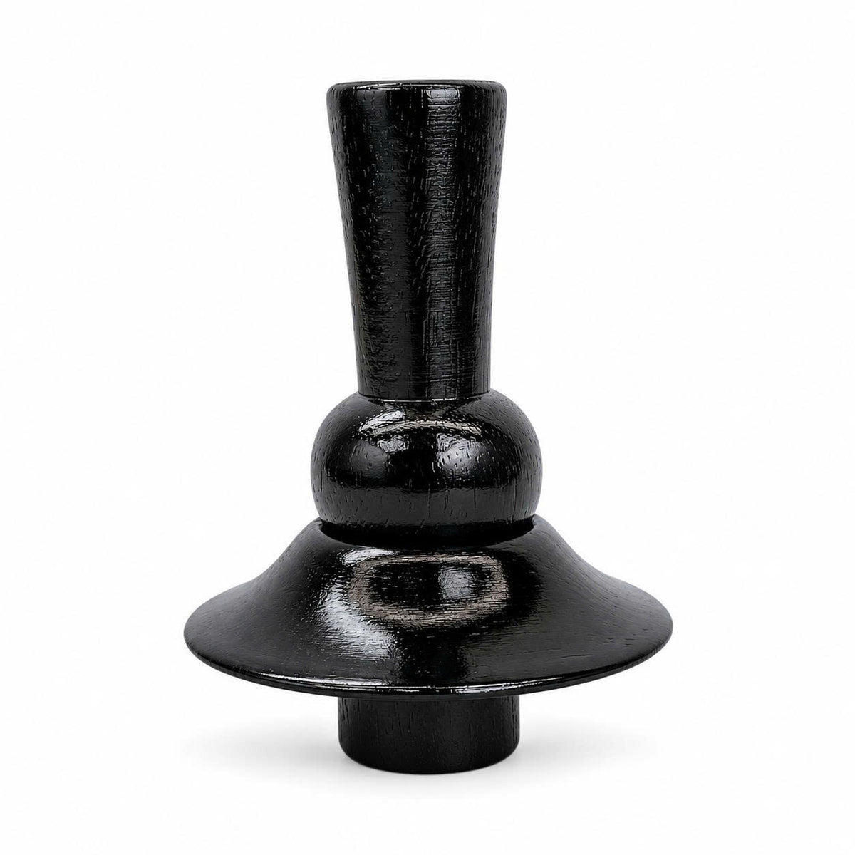 Fairmont Black Neck Block, 99mm Mannequin Neck Cap for Fabric Dress Forms, Replacement Top Finial for Clothing Displays