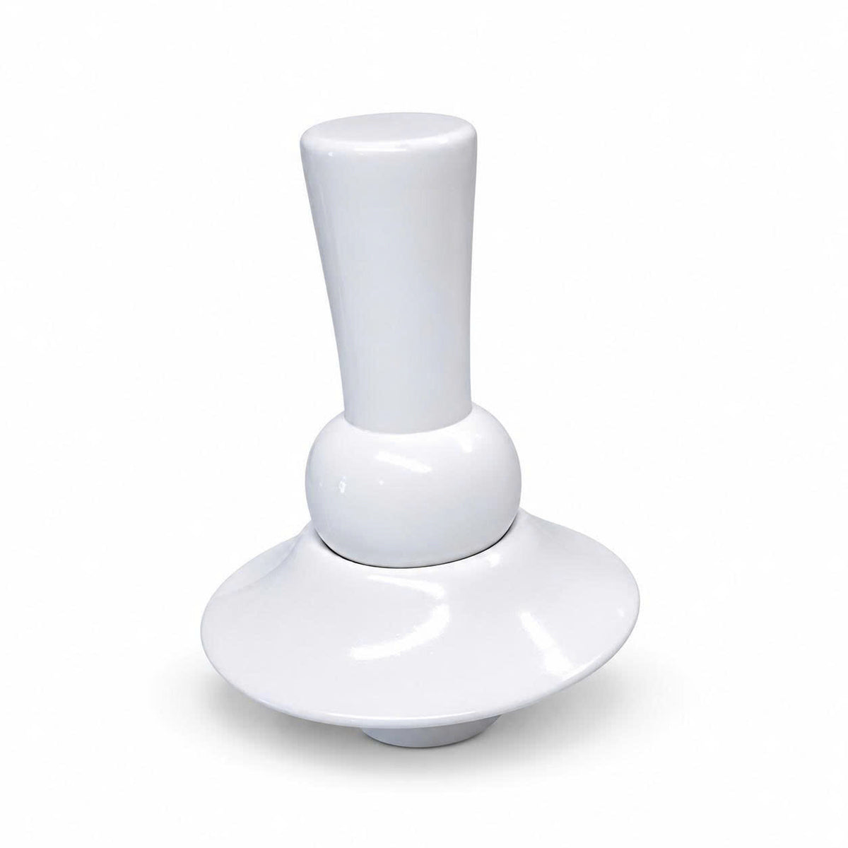 Fairmont White Neck Block, 99mm Mannequin Neck Cap for Fabric Dress Forms, Replacement Top Finial for Clothing Displays