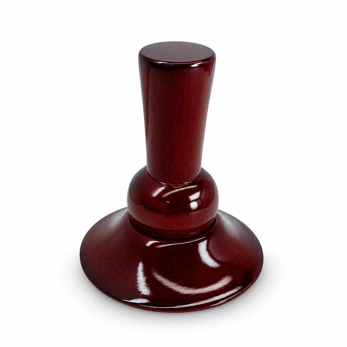 Fairmont Mahogany Neck Block, 99mm Mannequin Neck Cap for Fabric Dress Forms, Replacement Top Finial for Clothing Displays