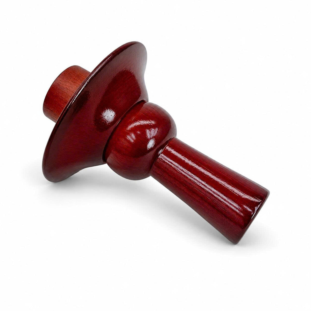 Fairmont Mahogany Neck Block, 99mm Mannequin Neck Cap for Fabric Dress Forms, Replacement Top Finial for Clothing Displays