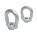 2 Pc Hot Dipped Galvanized 7/8" Thickness Eye Nut With 1"-8 Tap Size 9,000 Lbs WLL