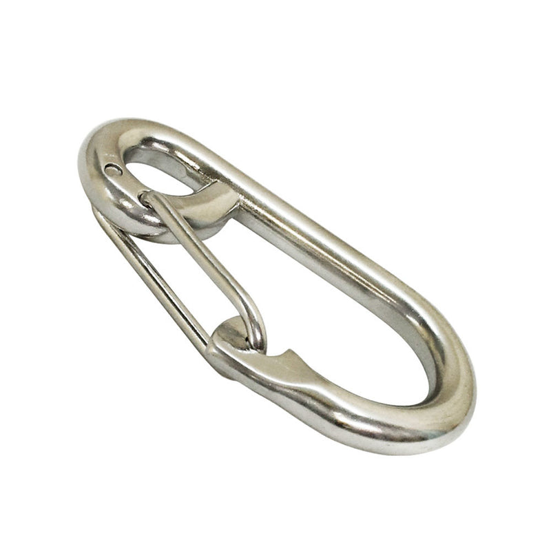 5 Pc 5/16" Stainless Steel Marine Boat Stainless Steel Spring Gate Snap Hook Harness Clip T316