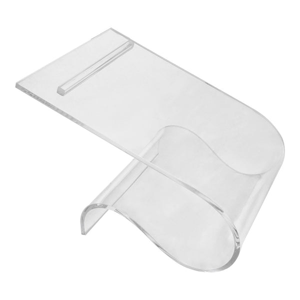 Clear Acrylic Double Shoes Rest Display Fixture Stand Retail Heels Slant Riser Holder