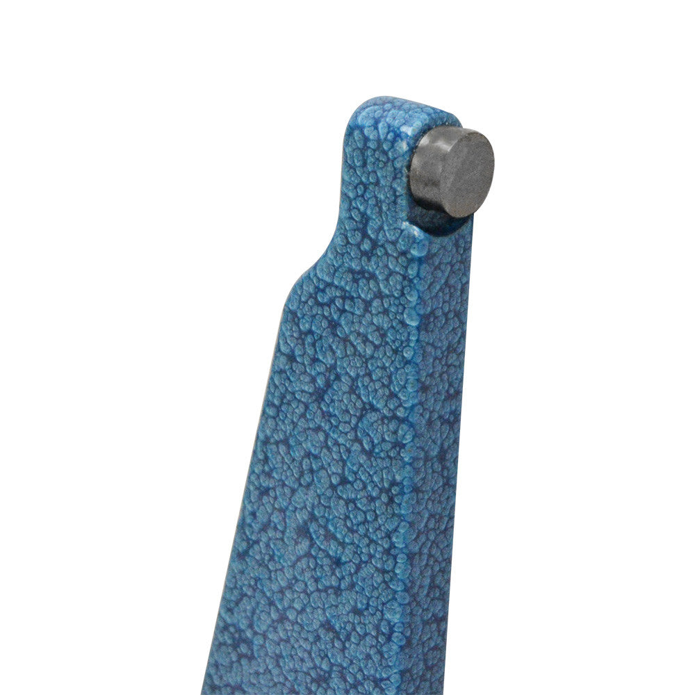 Blue case containing 7-8 inch outside micrometer .0001" accuracy and accessorie
