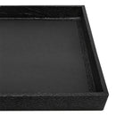 Jewelry Earring Necklaces Watches Display Organizer Case Tray Holder Box Black