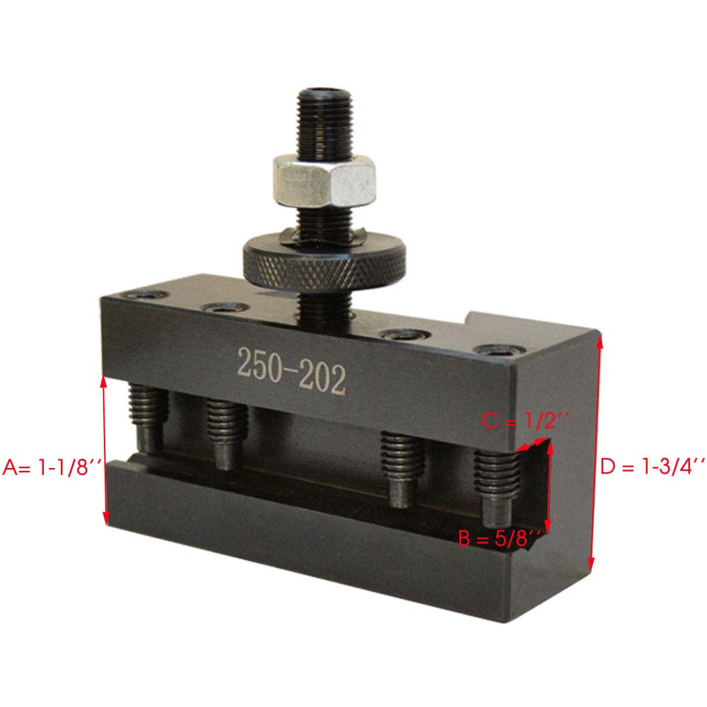 Turning Facing Holder #2 250-202 10-15" BXA Quick Change CNC Tool Post Boring