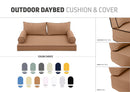 STYLE 2 - Outdoor Daybed Cover Mattress Cushion Pillow Insert Twin-XL Size