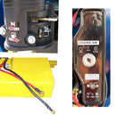 Towable 9 Cubic Feet Cement Mixer 12 Volt  Electric Starter Gas Gasoline Tow Concrete 13HP