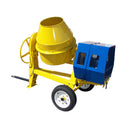Towable 9 Cubic Feet Cement Mixer 12 Volt  Electric Starter Gas Gasoline Tow Concrete 13HP