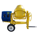 Towable 9 Cubic Feet Cement Mixer 12 Volt  Electric Starter Gas Gasoline Tow Concrete 13HP