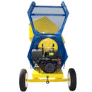 Towable 9 Cubic Feet Cement Mixer 12 Volt  Electric Starter Gas Gasoline Tow Concrete 13HP