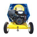 Towable 9 Cubic Feet Cement Mixer 12 Volt  Electric Starter Gas Gasoline Tow Concrete 13HP