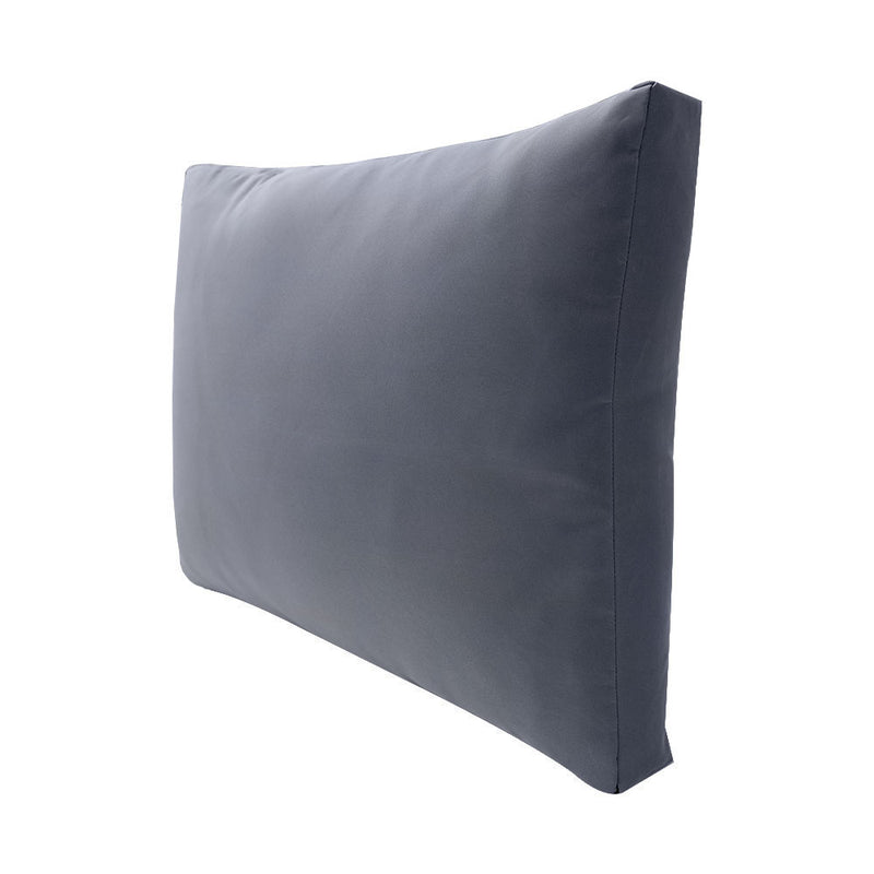 |COVER ONLY| Small Size 23"x24"x6" Outdoor Deep Seat Cushion with Bolster, Water Repellent, Patio Deep Seat Backrest Cushion Bolster Slipcovers Replacement