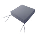 |COVER ONLY| Small Size 23"x24"x6" Outdoor Deep Seat Cushion with Bolster, Water Repellent, Patio Deep Seat Backrest Cushion Bolster Slipcovers Replacement