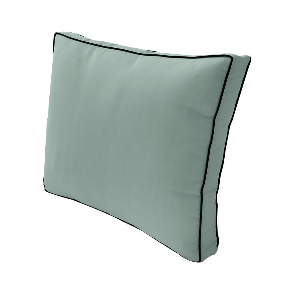 Small Size 23"x24"x6" Outdoor Deep Seat Cushion, Water Repellent, Patio Deep Seat Backrest Cushion Insert & Cover Set