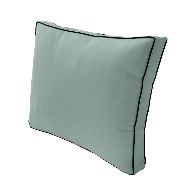 |COVER ONLY| Large Size 26x30x6 Outdoor Deep Seat Cushion with Bolster, Water Repellent, Patio Deep Seat Backrest Cushion Bolster Slipcovers Replacement