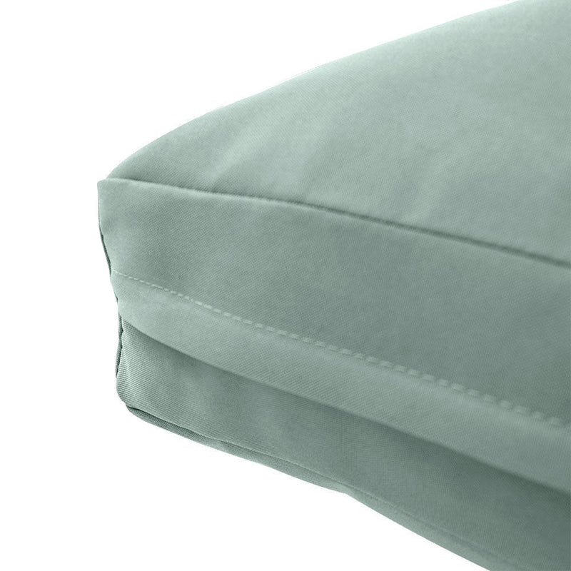 Medium Size 24"x26"x6" Outdoor Deep Seat Cushion, Water Repellent, Patio Deep Seat Backrest Cushion Insert & Cover Set
