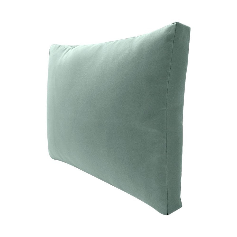 |COVER ONLY| Medium Size 24"x26"x6" Outdoor Deep Seat Cushion with Bolster, Water Repellent, Patio Deep Seat Backrest Cushion Bolster Slipcovers Replacement