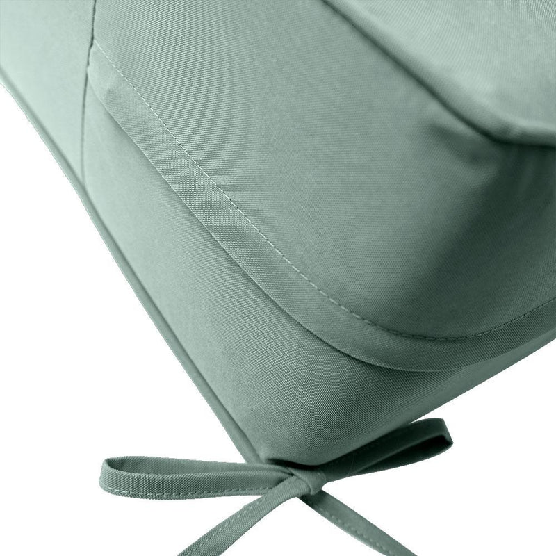 Medium Size 24"x26"x6" Outdoor Deep Seat Cushion, Water Repellent, Patio Deep Seat Backrest Cushion Insert & Cover Set