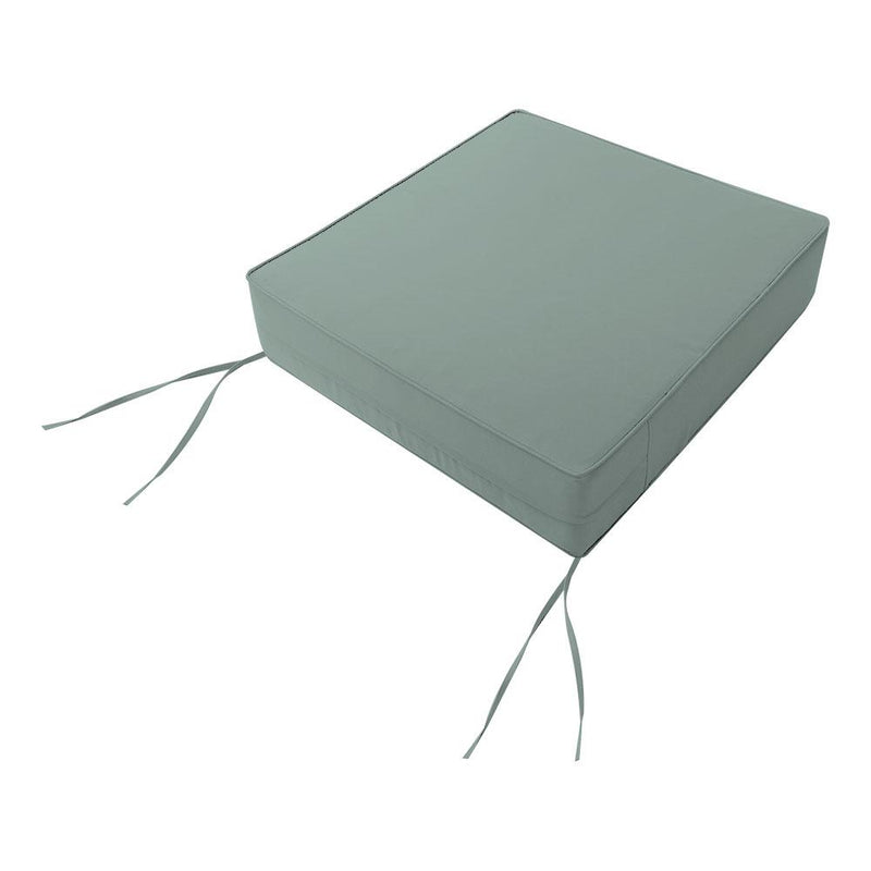 |COVER ONLY| Medium Size 24"x26"x6" Outdoor Deep Seat Cushion with Bolster, Water Repellent, Patio Deep Seat Backrest Cushion Bolster Slipcovers Replacement