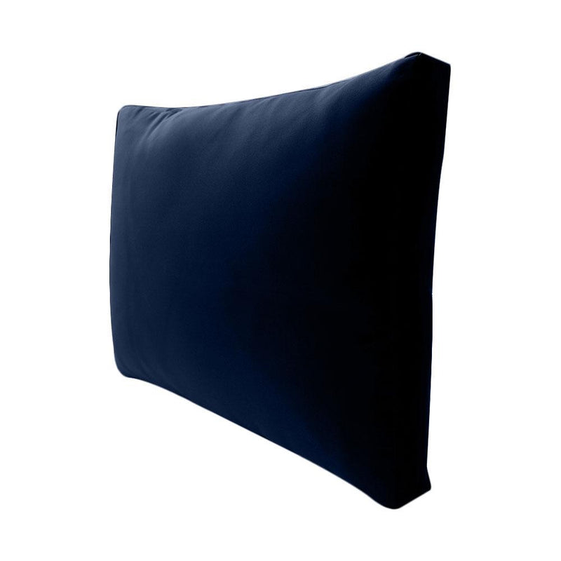 |COVER ONLY| Small Size 23"x24"x6" Outdoor Deep Seat Cushion with Bolster, Water Repellent, Patio Deep Seat Backrest Cushion Bolster Slipcovers Replacement