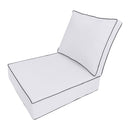 |COVER ONLY| Large Size 26x30x6 Outdoor Deep Seat Cushion , Water Repellent, Patio Furniture Patio Cushion Slipcovers Replacement