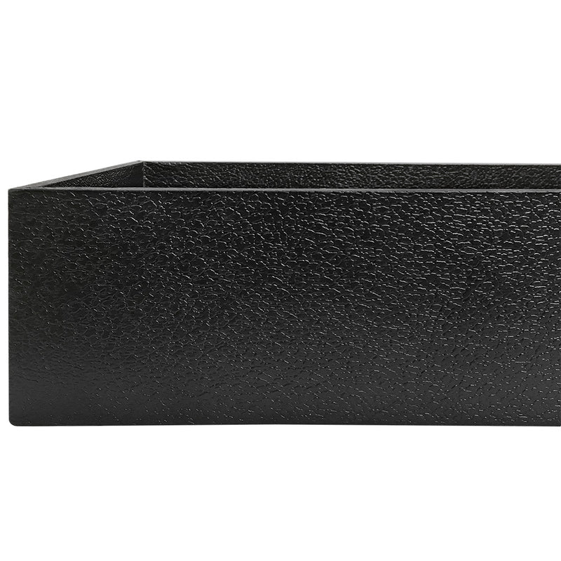 Jewelry Earring Necklaces Watches Display Organizer Case Tray Holder Box Black