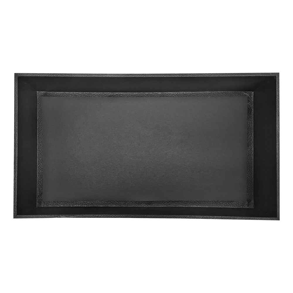 Jewelry Earring Necklaces Watches Display Organizer Case Tray Holder Box Black