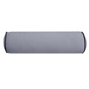 |COVER ONLY| Medium Size 24"x6" Outdoor Bolster Pillow Water Repellent Decorative Bolster Pillow for Porch Swing Couch Sofa Cushion Patio Furniture