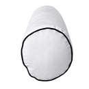 Small Size 23"x6" Outdoor Bolster Pillow Water Repellent Decorative Bolster Pillow Insert and Cover for Porch Swing Couch Sofa Cushion Patio Furniture