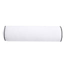 Medium Size 24"x6" Outdoor Bolster Pillow Water Repellent Decorative Bolster Pillow Insert and Cover for Porch Swing Couch Sofa Cushion Patio Furniture