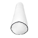 |COVER ONLY| Large Size 26"x6" Outdoor Bolster Pillow Water Repellent Decorative Bolster Pillow for Porch Swing Couch Sofa Cushion Patio Furniture