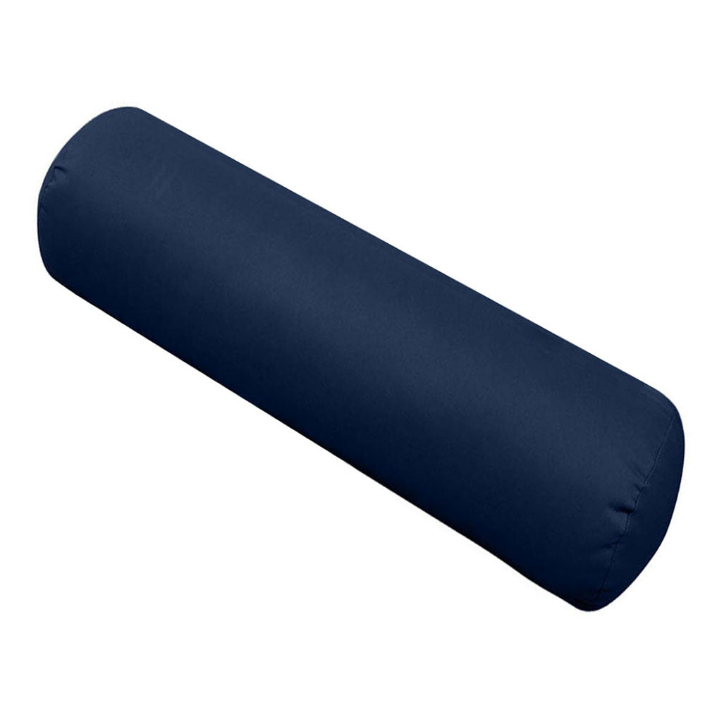 Large Size 26"x6" Outdoor Bolster Pillow Water Repellent Decorative Bolster Pillow Insert and Cover for Porch Swing Couch Sofa Cushion Patio Furniture