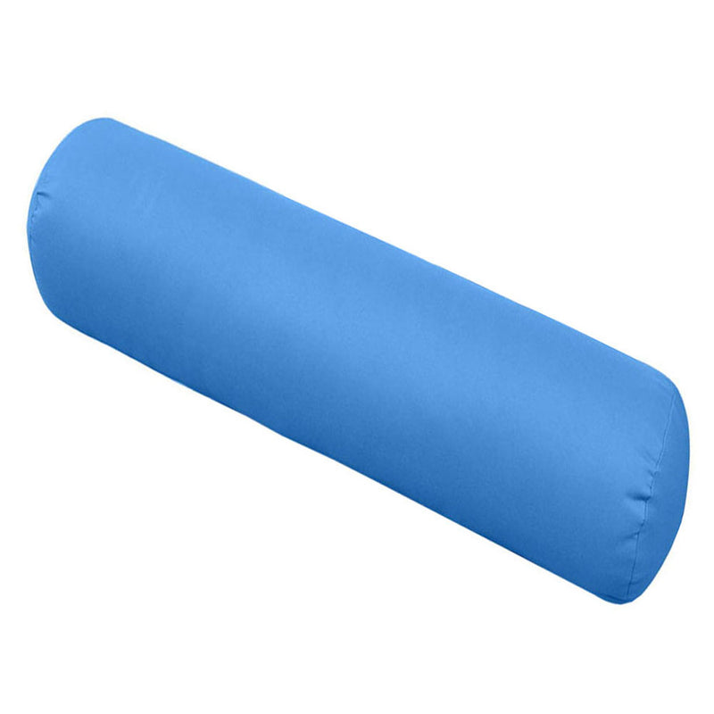 |COVER ONLY| Small Size 23"x24"x6" Outdoor Deep Seat Cushion with Bolster, Water Repellent, Patio Deep Seat Backrest Cushion Bolster Slipcovers Replacement