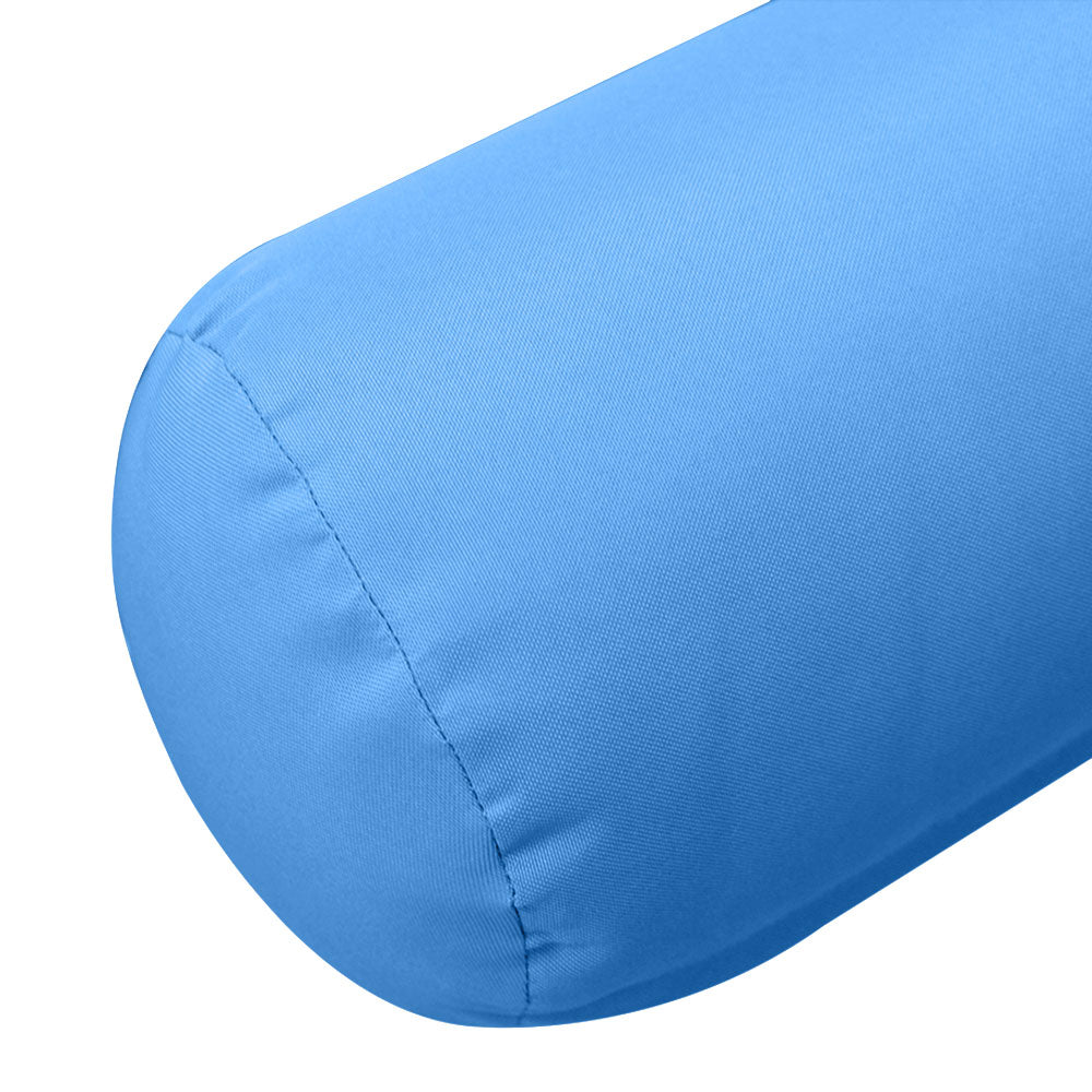 Large Size 26"x6" Outdoor Bolster Pillow Water Repellent Decorative Bolster Pillow Insert and Cover for Porch Swing Couch Sofa Cushion Patio Furniture