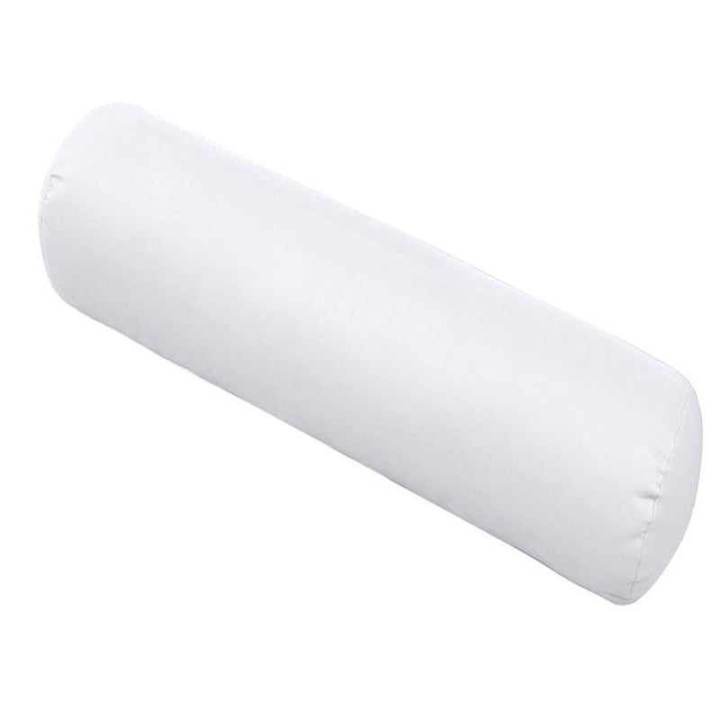 |COVER ONLY| Medium Size 24"x26"x6" Outdoor Deep Seat Cushion with Bolster, Water Repellent, Patio Deep Seat Backrest Cushion Bolster Slipcovers Replacement
