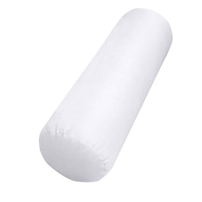 |COVER ONLY| Medium Size 24"x6" Outdoor Bolster Pillow Water Repellent Decorative Bolster Pillow for Porch Swing Couch Sofa Cushion Patio Furniture