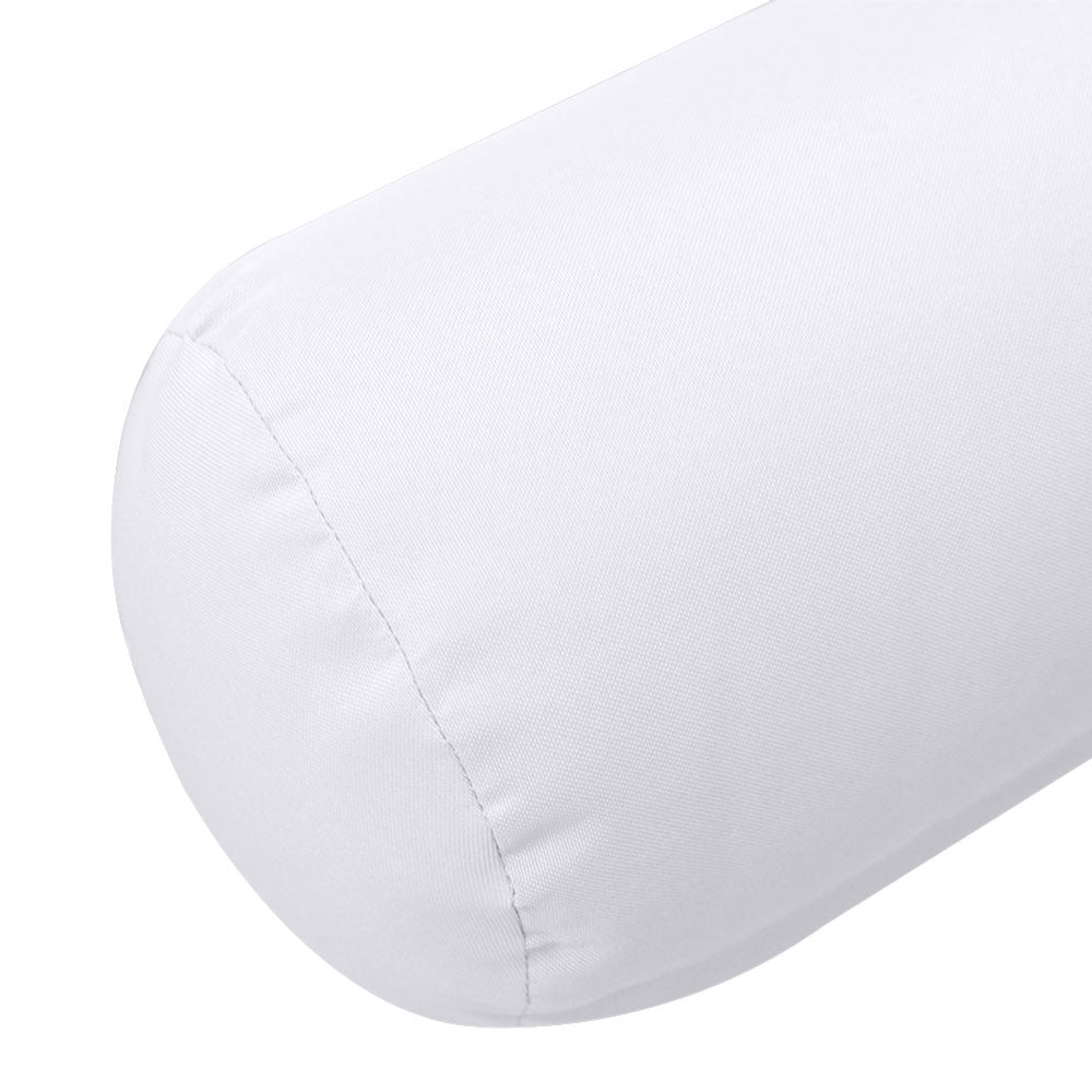 Large Size 26"x6" Outdoor Bolster Pillow Water Repellent Decorative Bolster Pillow Insert and Cover for Porch Swing Couch Sofa Cushion Patio Furniture