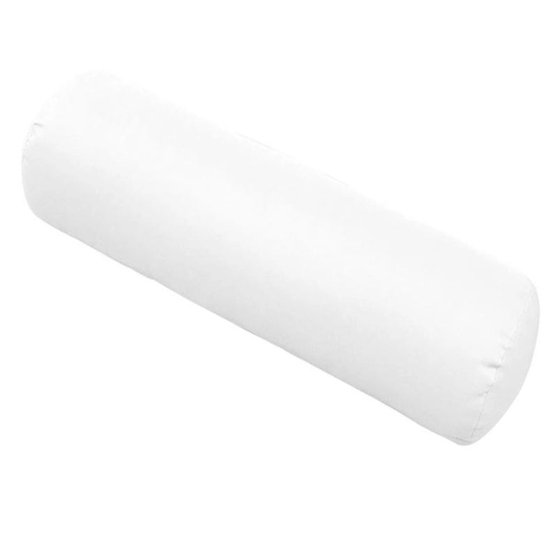 |COVER ONLY| Medium Size 24"x6" Outdoor Bolster Pillow Water Repellent Decorative Bolster Pillow for Porch Swing Couch Sofa Cushion Patio Furniture