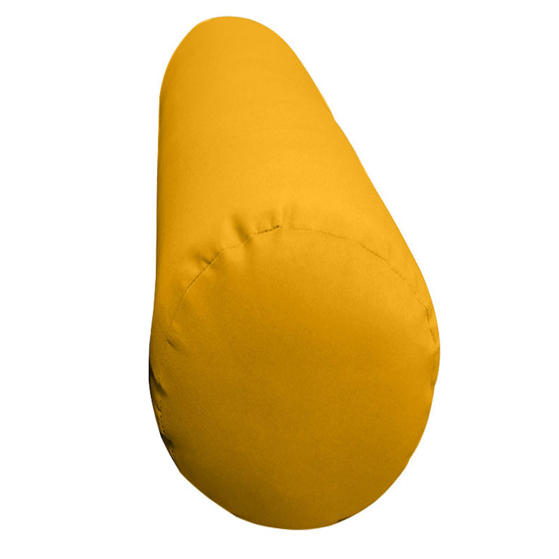 |COVER ONLY| Medium Size 24"x6" Outdoor Bolster Pillow Water Repellent Decorative Bolster Pillow for Porch Swing Couch Sofa Cushion Patio Furniture