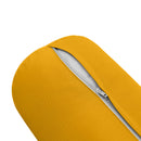 Small Size 23"x6" Outdoor Bolster Pillow Water Repellent Decorative Bolster Pillow Insert and Cover for Porch Swing Couch Sofa Cushion Patio Furniture