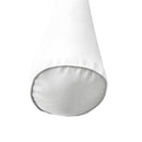 Large Size 26"x6" Outdoor Bolster Pillow Water Repellent Decorative Bolster Pillow Insert and Cover for Porch Swing Couch Sofa Cushion Patio Furniture