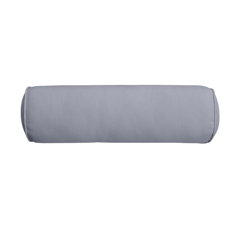 |COVER ONLY| Large Size 26"x6" Outdoor Bolster Pillow Water Repellent Decorative Bolster Pillow for Porch Swing Couch Sofa Cushion Patio Furniture