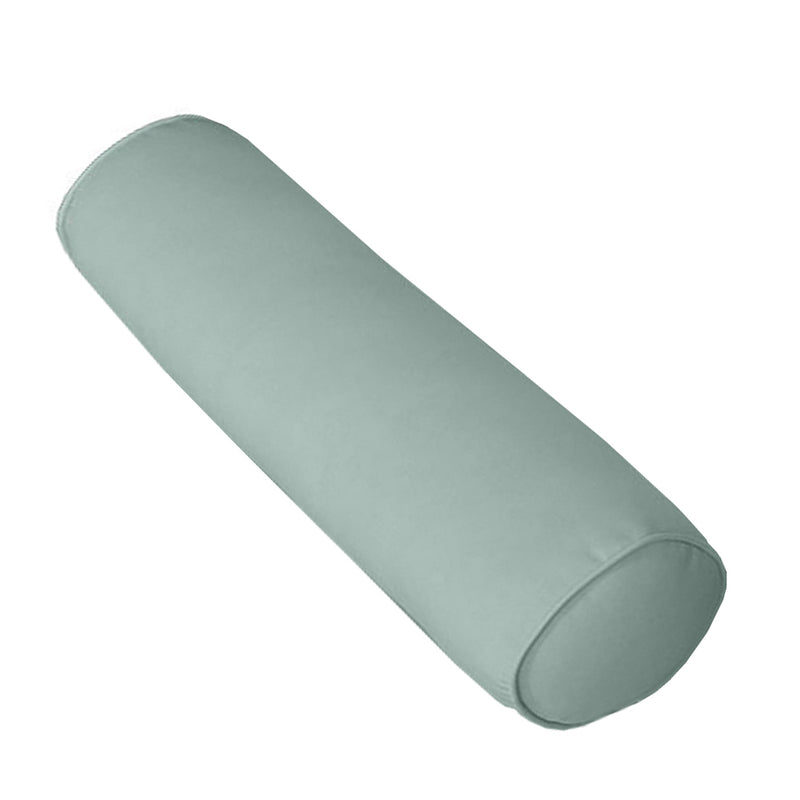|COVER ONLY| Medium Size 24"x26"x6" Outdoor Deep Seat Cushion with Bolster, Water Repellent, Patio Deep Seat Backrest Cushion Bolster Slipcovers Replacement