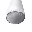 |COVER ONLY| Small Size 23"x6" Outdoor Bolster Pillow Water Repellent Decorative Bolster Pillow for Porch Swing Couch Sofa Cushion Patio Furniture