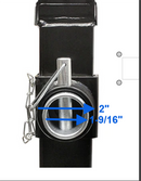 8,000 LB Weld On Drop Leg Pin Sidewinder Trailer Jack Adjustable Tube Hauler