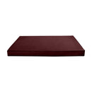 STYLE V4 - Velvet Indoor Daybed Mattress Bolster Backrest Cushion Pillow Complete Set