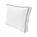 Medium Size 24"x26"x6" Outdoor Deep Seat Cushion, Water Repellent, Patio Deep Seat Backrest Cushion Insert & Cover Set